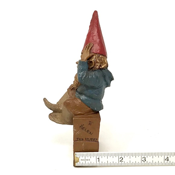 Tom Clark SPOCK LOVE Gnome VTG 1983 Signed - Picture 10 of 11